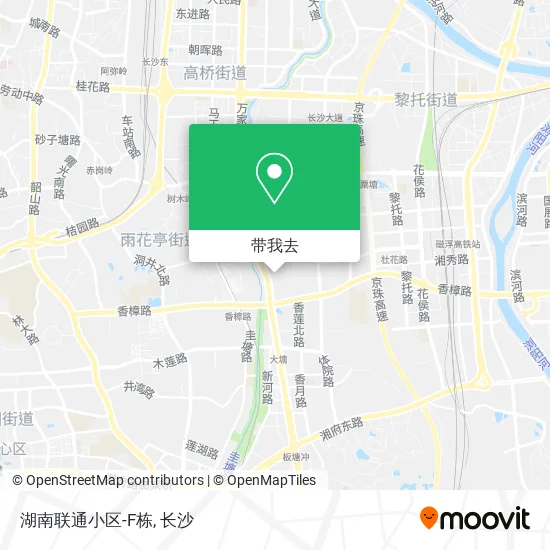 湖南联通小区-F栋地图