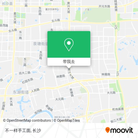 不一样手工面地图
