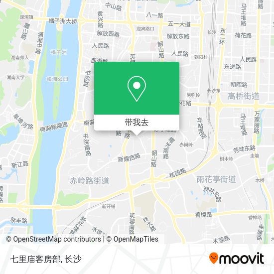 七里庙客房部地图