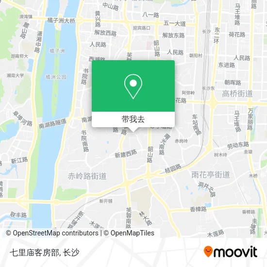 七里庙客房部地图