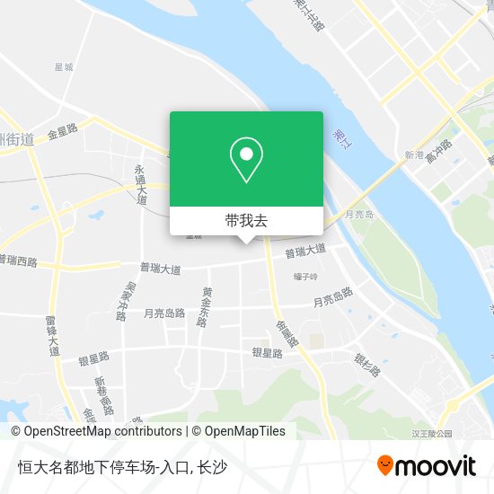 恒大名都地下停车场-入口地图