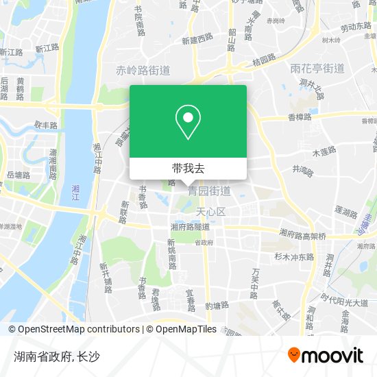 湖南省政府地图