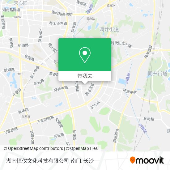 湖南恒仪文化科技有限公司-南门地图