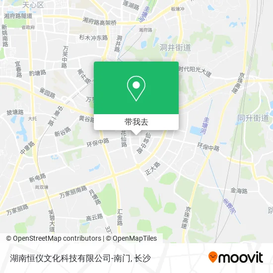 湖南恒仪文化科技有限公司-南门地图