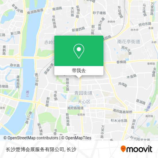 长沙楚博会展服务有限公司地图