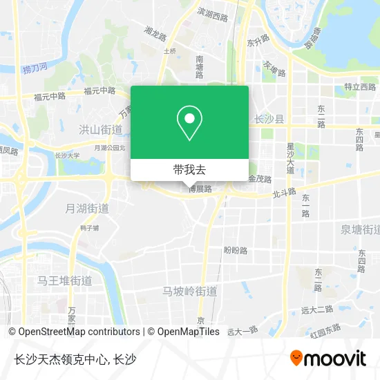 长沙天杰领克中心地图