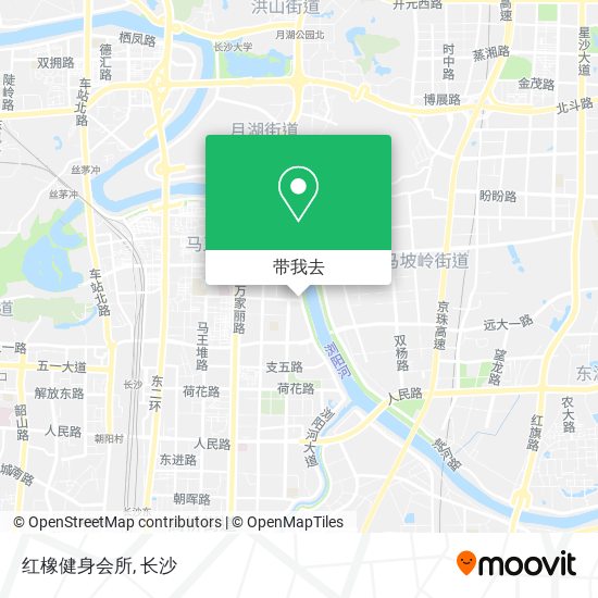 红橡健身会所地图