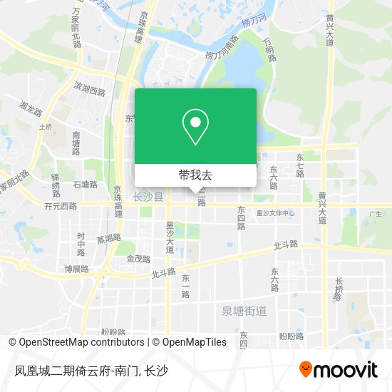 凤凰城二期倚云府-南门地图