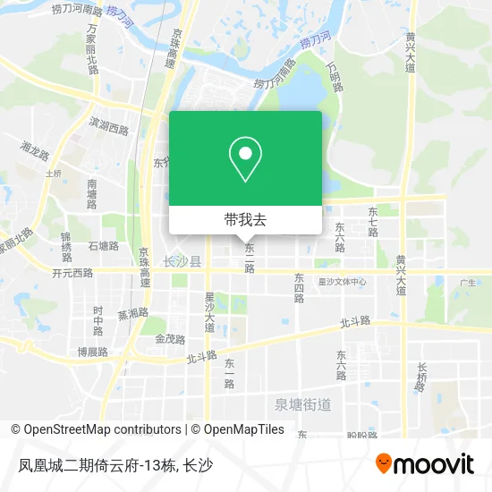 凤凰城二期倚云府-13栋地图