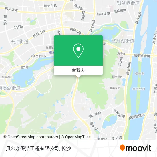 贝尔森保洁工程有限公司地图