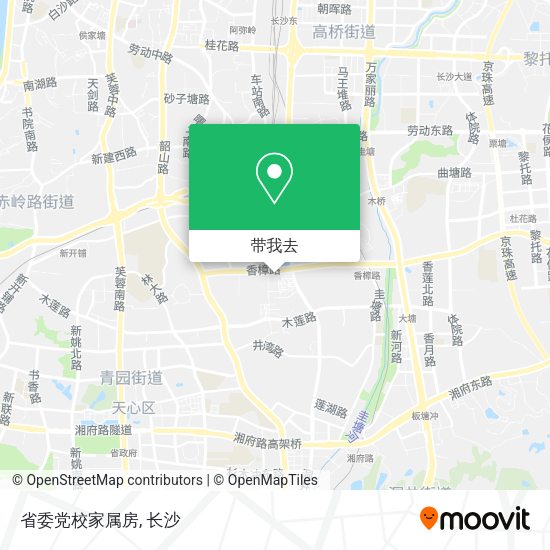 省委党校家属房地图