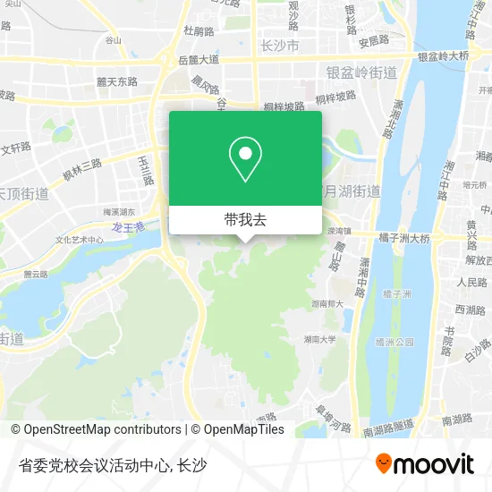 省委党校会议活动中心地图