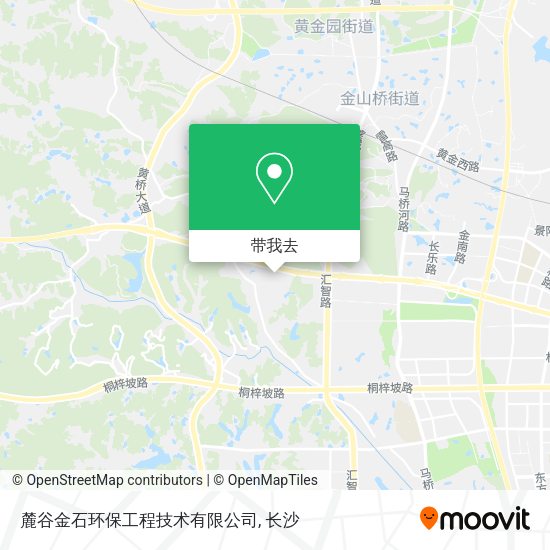 麓谷金石环保工程技术有限公司地图