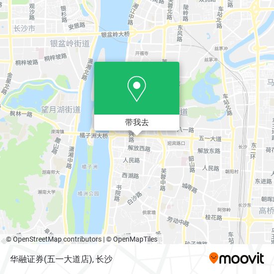华融证券(五一大道店)地图