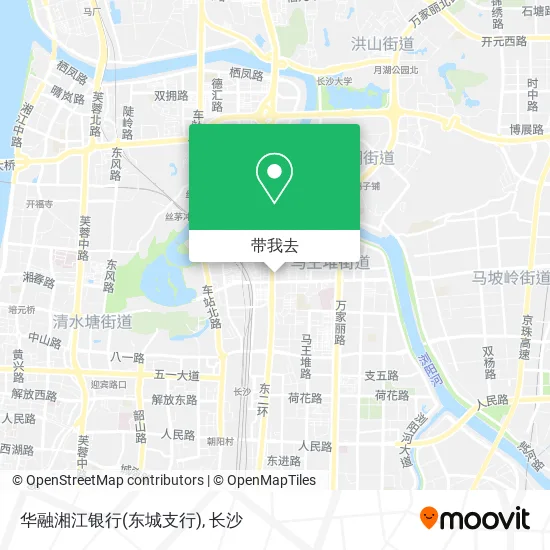 华融湘江银行(东城支行)地图