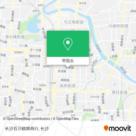 长沙百川棋牌商行地图