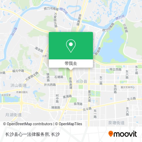 长沙县心一法律服务所地图
