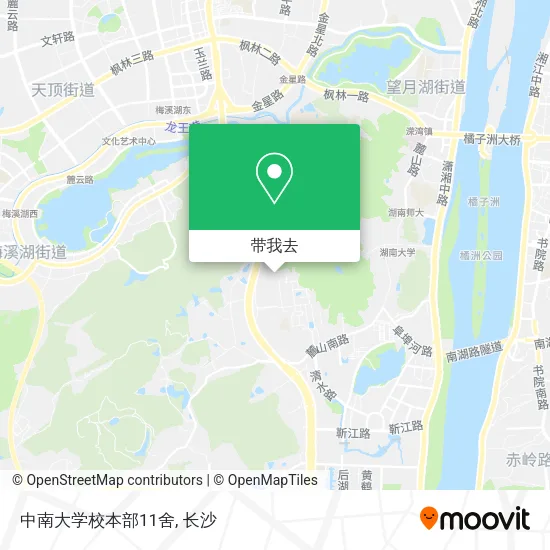 中南大学校本部11舍地图