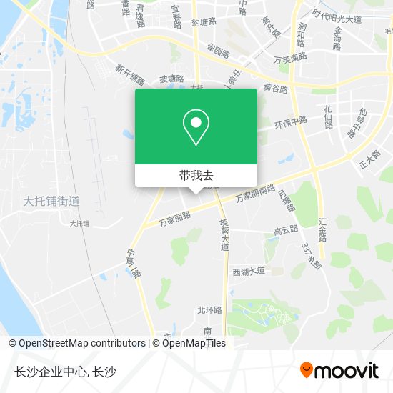 长沙企业中心地图