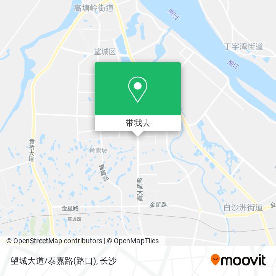 望城大道/泰嘉路(路口)地图