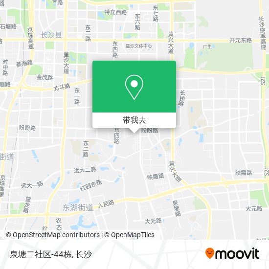 泉塘二社区-44栋地图