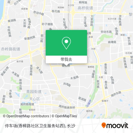 停车场(香樟路社区卫生服务站西)地图