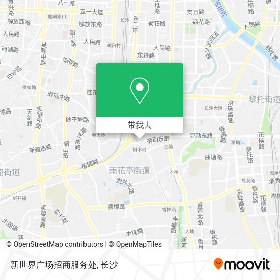 新世界广场招商服务处地图