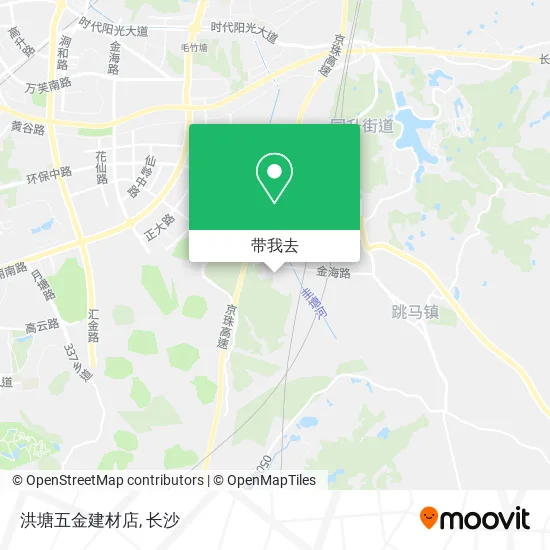 洪塘五金建材店地图