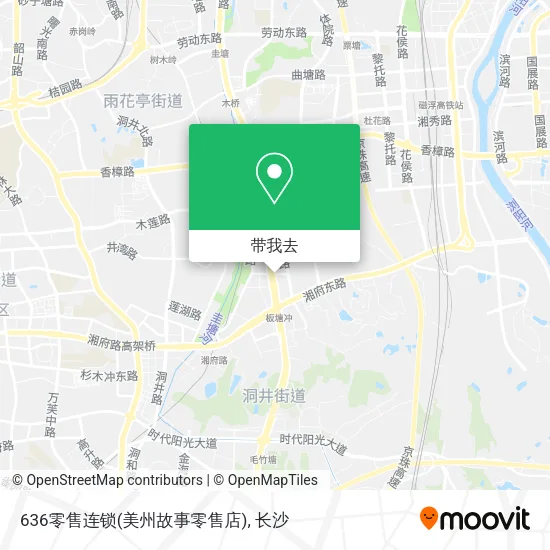 636零售连锁(美州故事零售店)地图