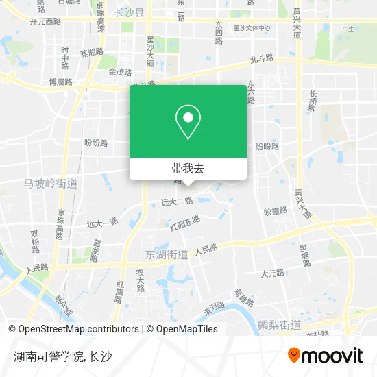 湖南司警学院地图
