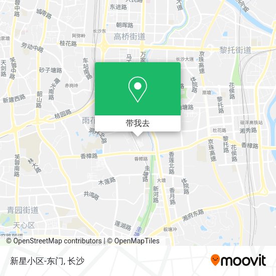 新星小区-东门地图