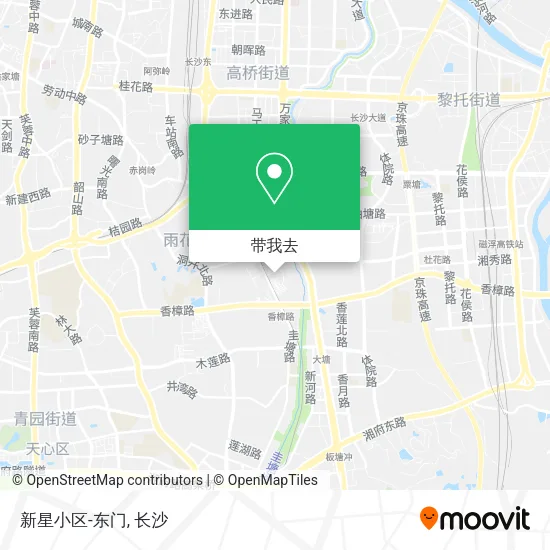 新星小区-东门地图