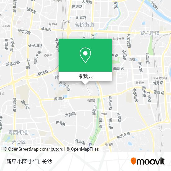 新星小区-北门地图