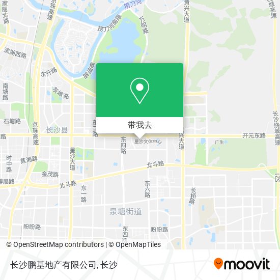 长沙鹏基地产有限公司地图