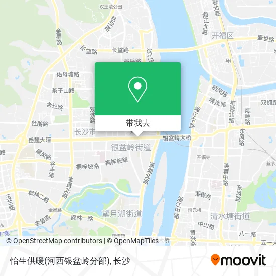 怡生供暖(河西银盆岭分部)地图