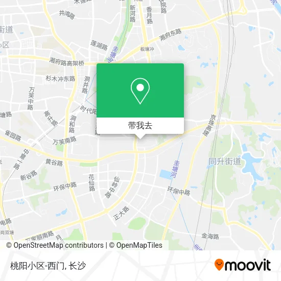 桃阳小区-西门地图