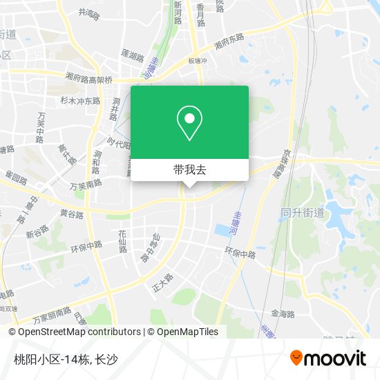 桃阳小区-14栋地图