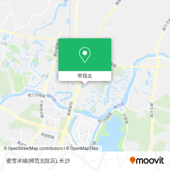 蜜雪冰城(师范北院店)地图