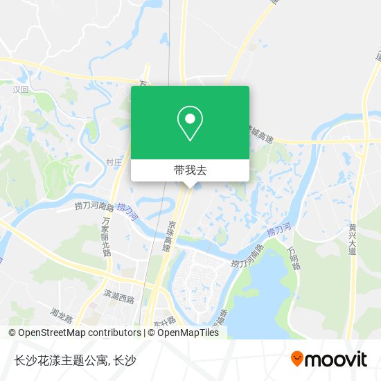 长沙花漾主题公寓地图