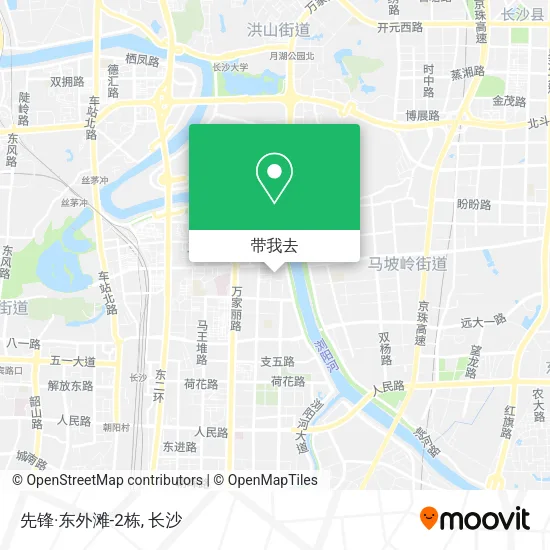 先锋·东外滩-2栋地图