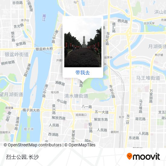烈士公园地图
