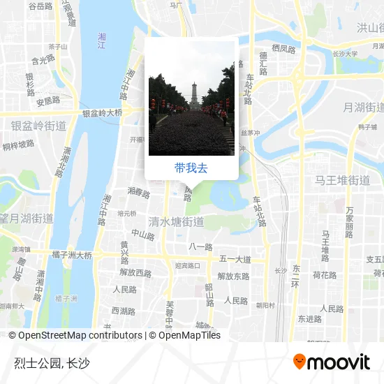 烈士公园地图