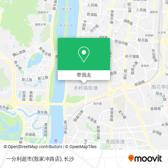 一分利超市(殷家冲路店)地图