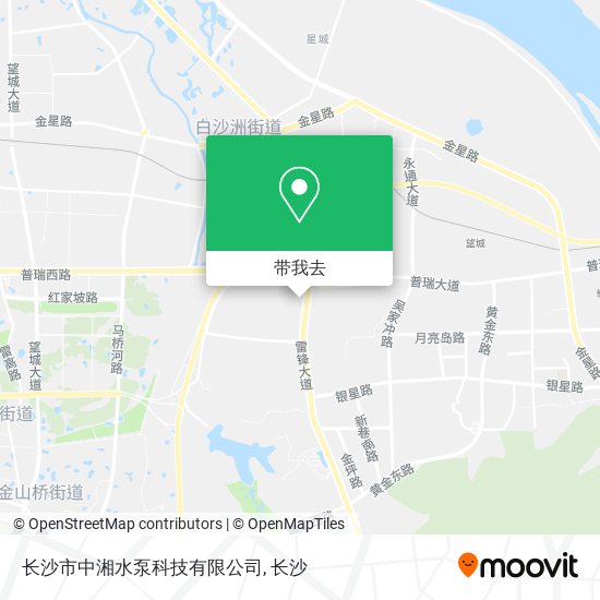 长沙市中湘水泵科技有限公司地图