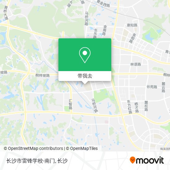 长沙市雷锋学校-南门地图