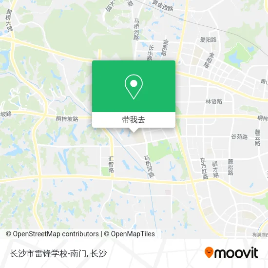 长沙市雷锋学校-南门地图