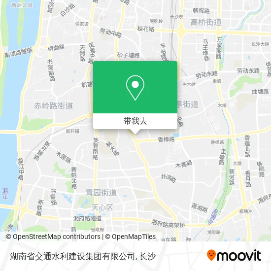 湖南省交通水利建设集团有限公司地图