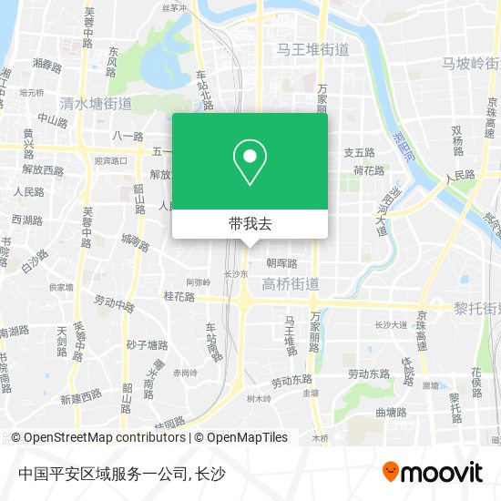 中国平安区域服务一公司地图