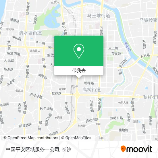 中国平安区域服务一公司地图