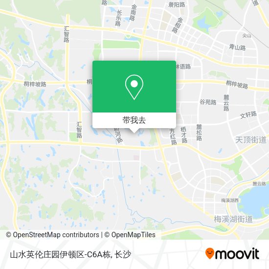 山水英伦庄园伊顿区-C6A栋地图
